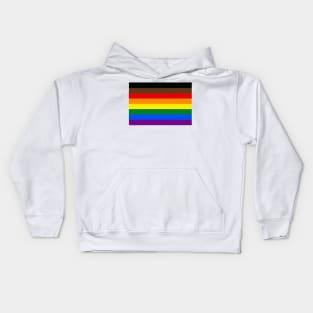 Philadelphia POC Gay Pride Flag Kids Hoodie